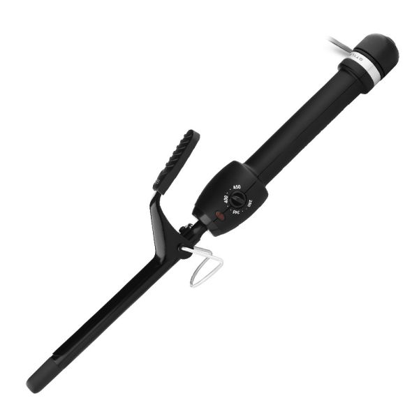 Style Craft Black Gold Ceramic Stay-Temp Professional Curling Iron - 1/2" #SCSC50B