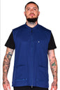 Barber Strong The Barber Vest - Blue #BSV01