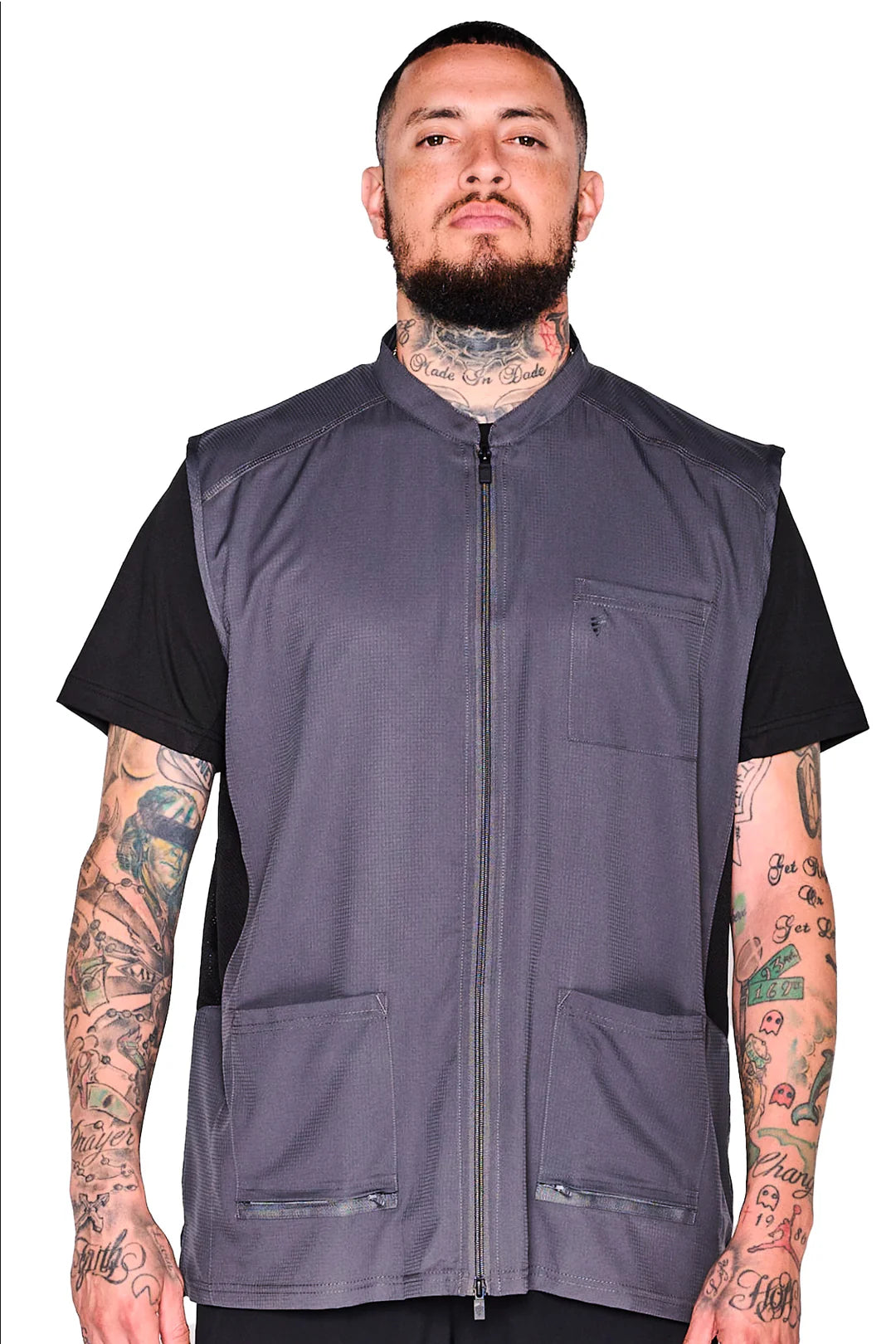 Barber Strong The Barber Vest - #BSV01-GRY