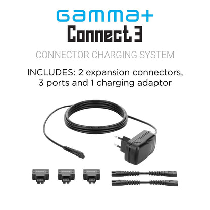 Gamma+ Barberhood Connect 3 Connector Charging System #GP341B