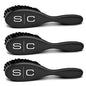 Stylecraft The Fresh Cut Fade and Cleaning Barber Brushes [3 PACK] [Black #SC318SB]