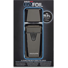 Load image into Gallery viewer, BaByliss Pro UVFOIL UV-Disinfecting Metal Double Foil Shaver #FXLFS2
