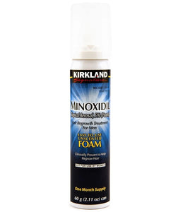 Kirkland Signature Hair Regrowth Treatment Minoxidil Foam for Men, 2.11 oz