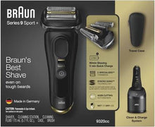 Load image into Gallery viewer, BRAUN Series 9 Sport + 9320CC Wet &amp; Dry Clean &amp; Charge System Special Edition

