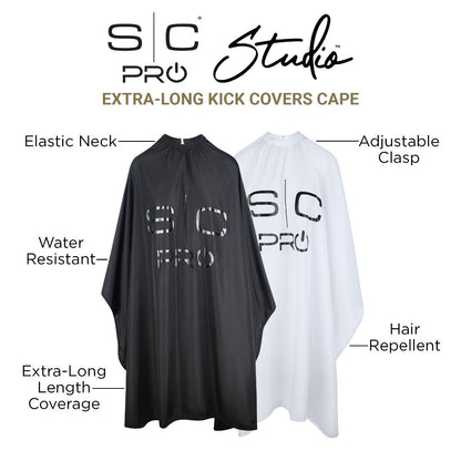 Stylecraft Extra-Long Kick Covers Cape - Black #SC340B