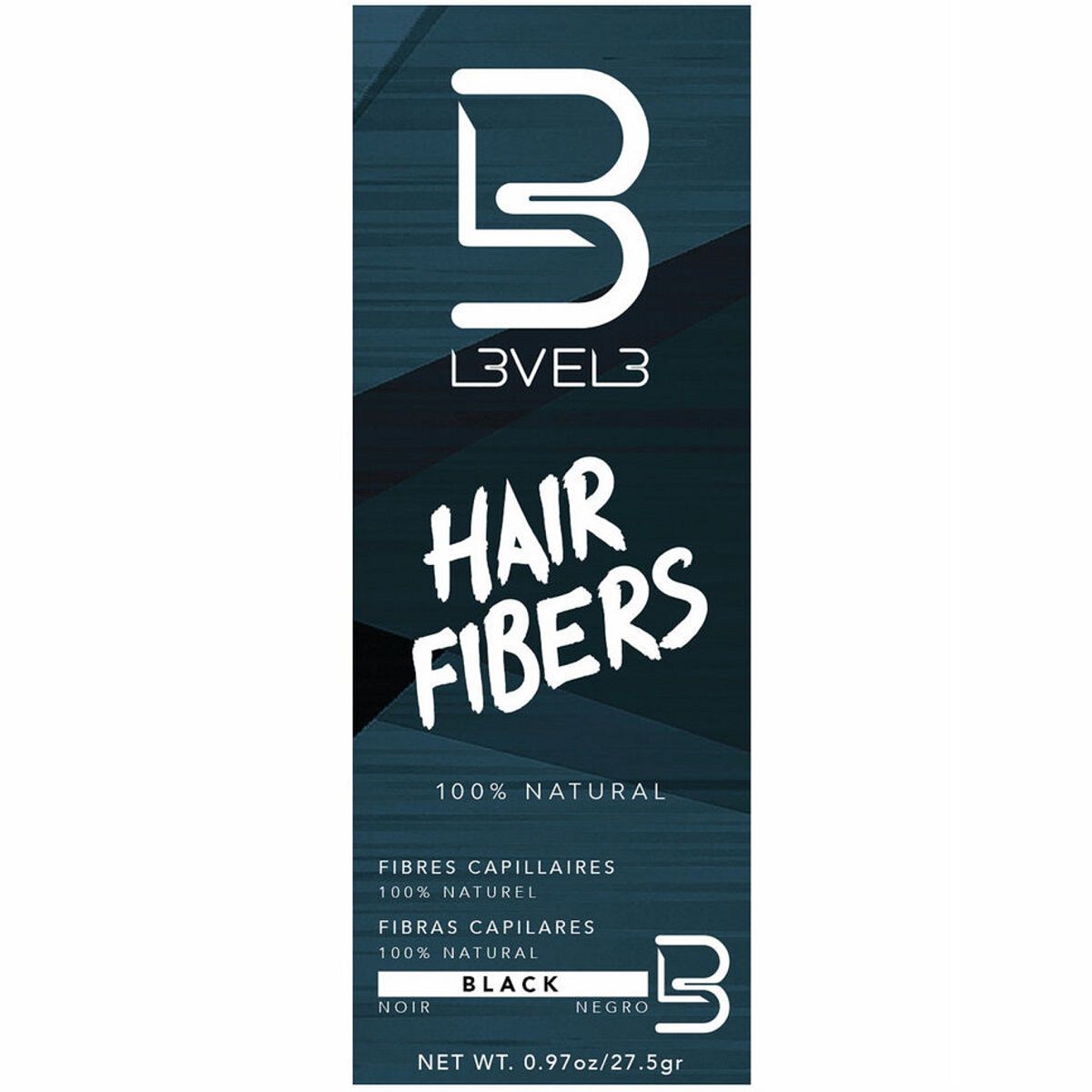 LEVEL 3 Hair Fibers - Black 0.97oz