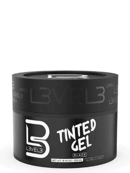 Level 3 Tinted Hair Gel Black 250ml
