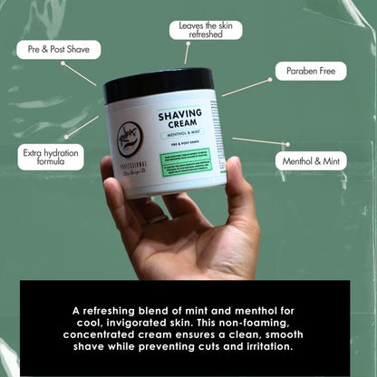 Rolda - Menthol & Mint Shaving Cream for Sensitive Skin