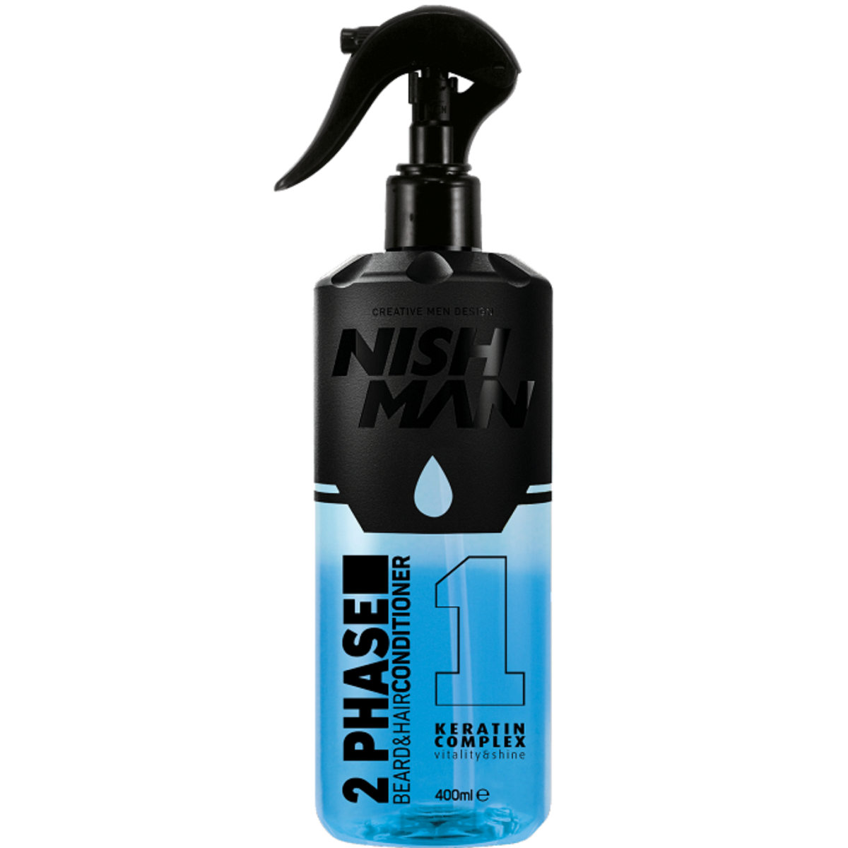 Nishman 2 Phase Beard & Hair Conditioner (1 Keratin Complex) 13.5oz