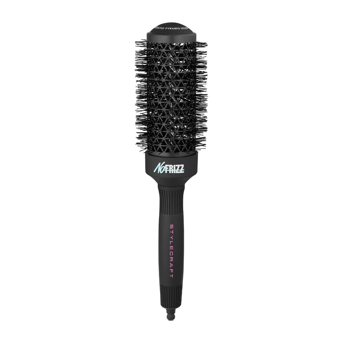 StyleCraft NoFRIZZ Round Brush with Ion Technology and Ceramic-Coated Barrel 43mm #SCBRUSH43B