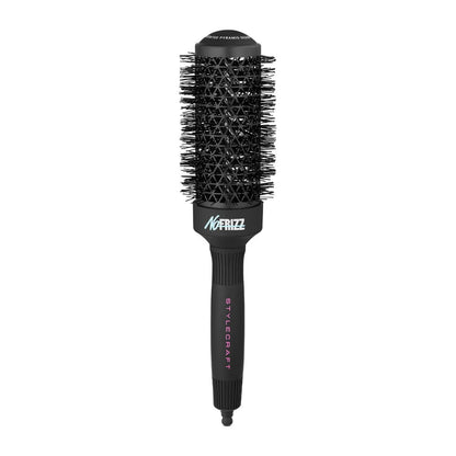 StyleCraft NoFRIZZ Round Brush with Ion Technology and Ceramic-Coated Barrel 43mm #SCBRUSH43B