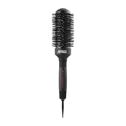StyleCraft NoFRIZZ Round Brush with Ion Technology and Ceramic-Coated Barrel 43mm #SCBRUSH43B