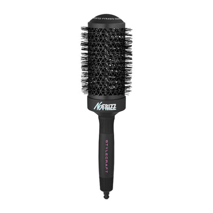 StyleCraft NoFRIZZ Round Brush with Ion Technology and Ceramic-Coated Barrel 53mm #SCBRUSH53B