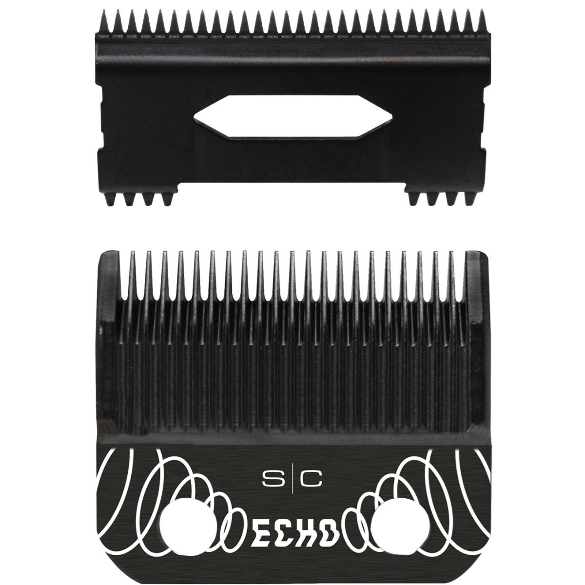 StyleCraft ECHO Fixed DLC Clipper Blade & DLC Deep Tooth Cutter Set #SC545BL