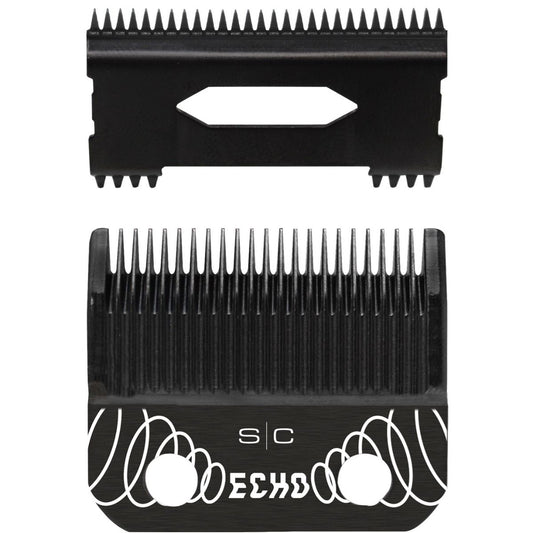 StyleCraft ECHO Fixed DLC Clipper Blade & DLC Deep Tooth Cutter Set #SC545BL