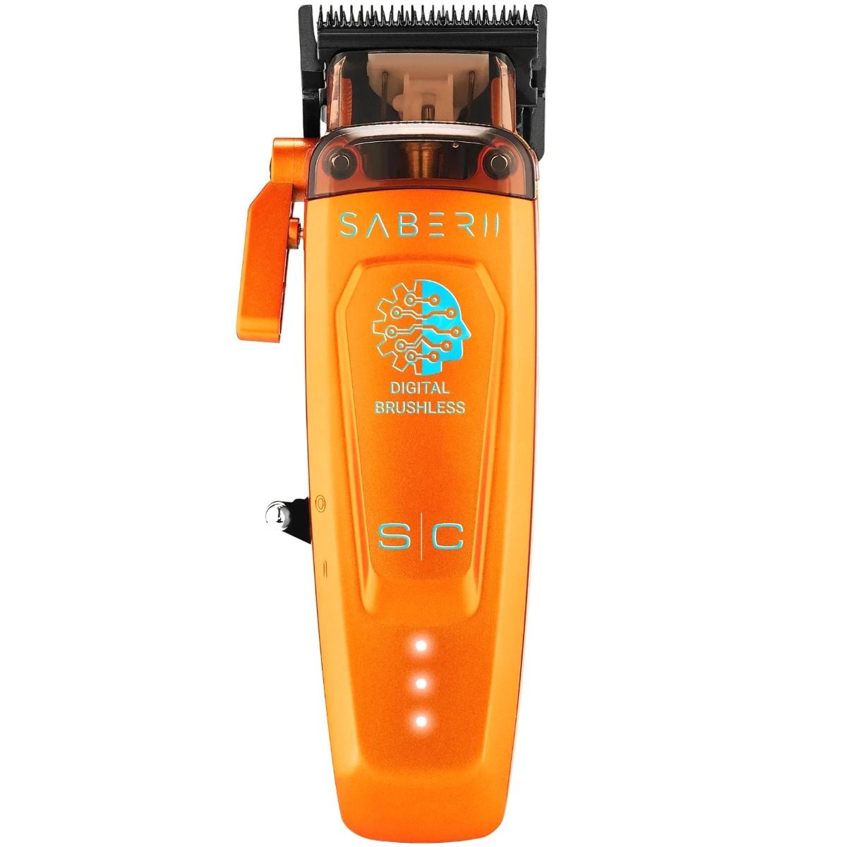 Stylecraft Pro SABER II Metal Clipper with Digital Brushless EON Motor - Orange #SC617O
