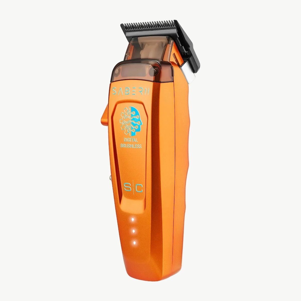 Stylecraft Pro SABER II Metal Clipper with Digital Brushless EON Motor - Orange #SC617O