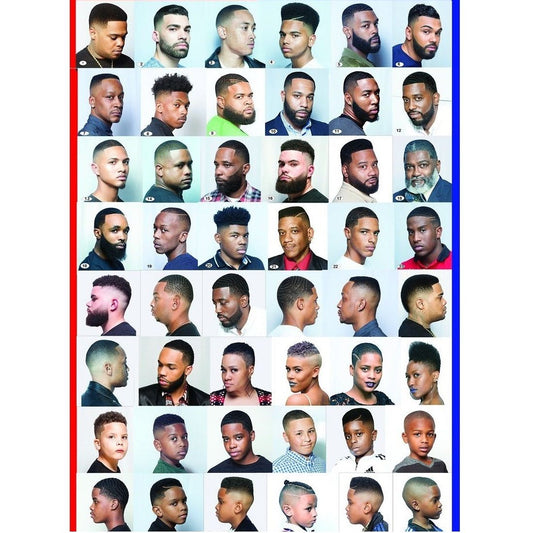 Solid Gold Cuts Barber Poster Vol 9 - (Small 13" x 19")