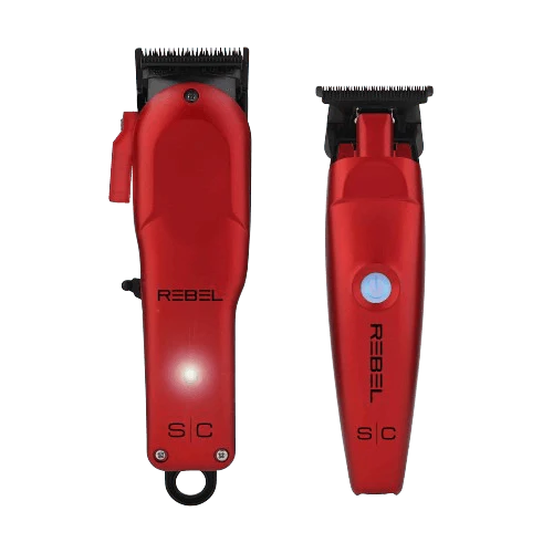 StyleCraft Rebel Combo Set-Professional Cordless/Clipper Hair Trimmer Set With-Super Torque Motor #SC203R