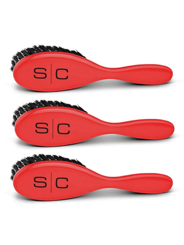 Stylecraft The Fresh Cut Fade and Cleaning Barber Brushes [3 PACK] #SC318SR