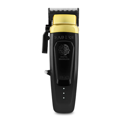 STYLECRAFT Saber 2 Clipper - Professional Cordless Modular Hair Clipper with High-Torque Digital Brushless Motor in Black #SC617B