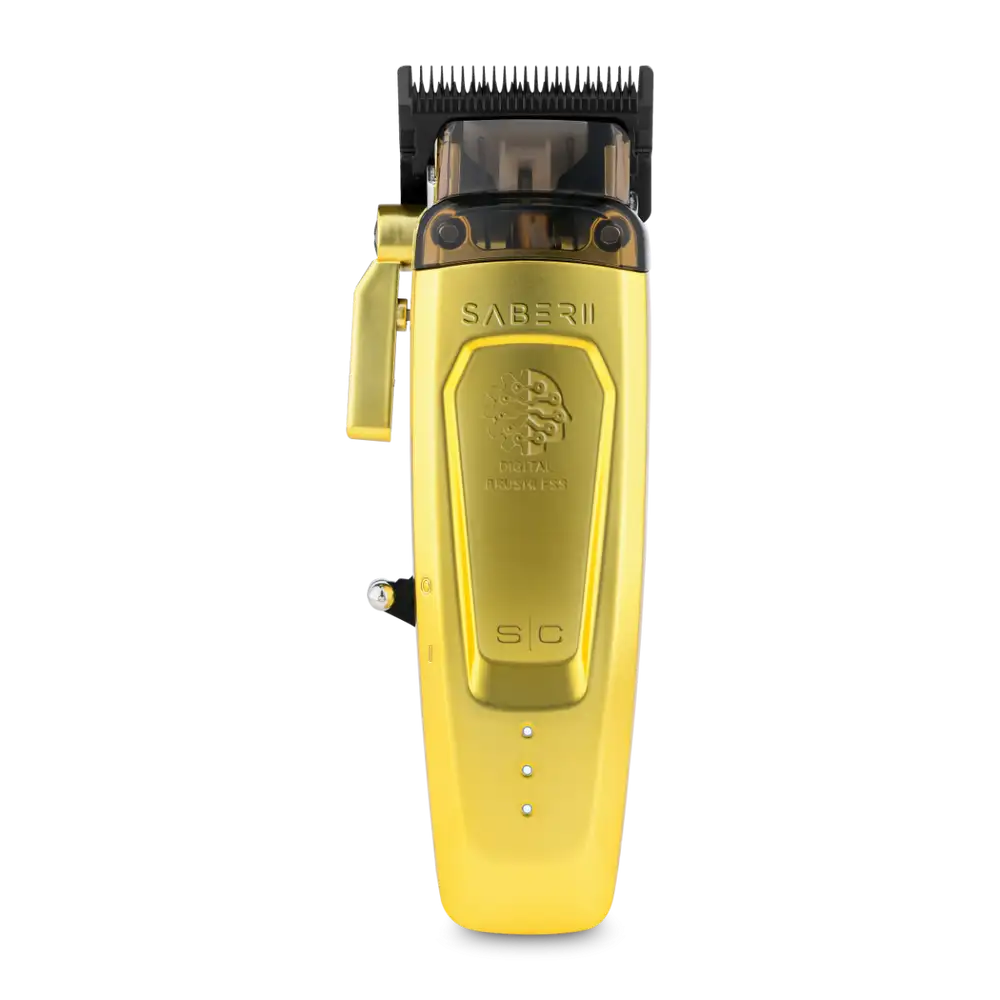 StyleCraft Saber 2 Clipper - Professional Cordless Modular Hair Clipper with High-Torque Digital Brushless Motor #SC617M