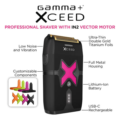Gamma+ XCEED Professional Shaver with IN2 Vector Motor #GP803B