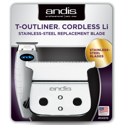Andis T-Outliner Cordless Li Stainless Steel Replacement Blade #04570