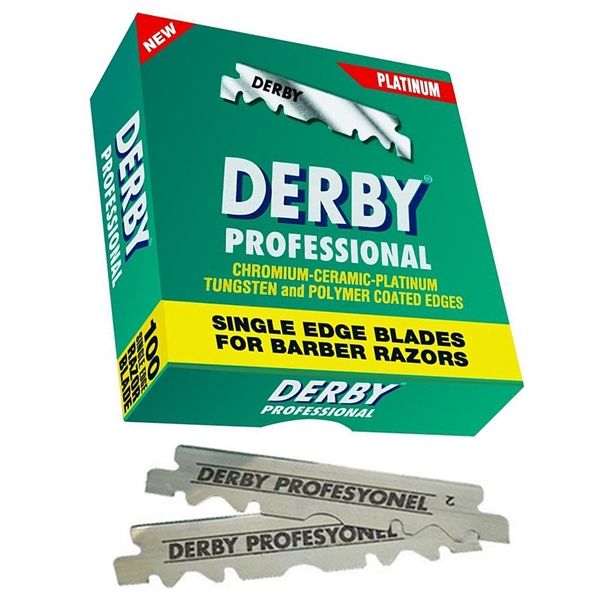 Derby Professional Single Edge Razor Blades - 100 Blades