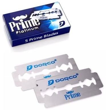 Dorco Prime Platinum Double Edge Blades - 100 Blades #STP-301