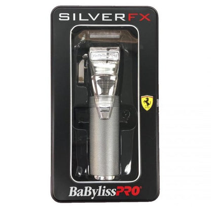 BabylissPro Silver FX Metal Lithium Clipper FX870S (DUAL VOLTAGE)
