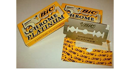 BiC Chrome Platinum Double Edge Blade - 100 Blades