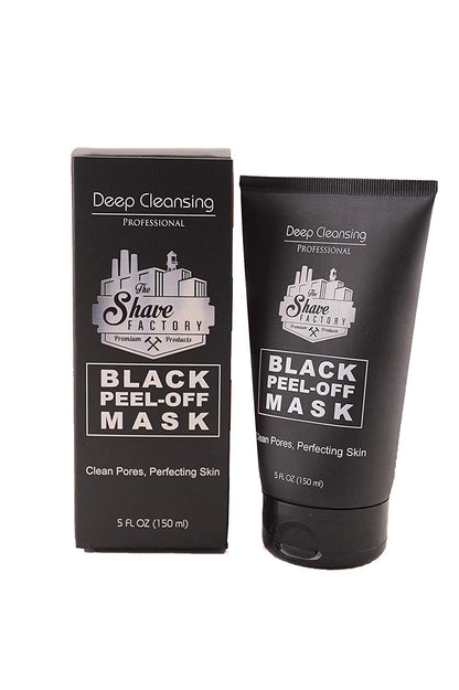 The Shaving Factory Peel Off Black Mask 5 oz