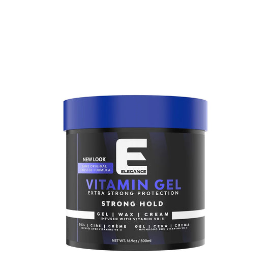 Elegance Vitamin Gel Extra Strong Hold Protection Styling Gel