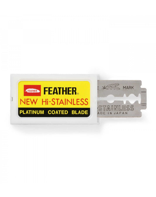 Feather New Hi-Stainless Double Edge Razor Blades