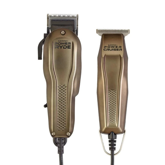 Gamma+ Power Ryde Clipper & Power Cruiser Trimmer Corded Combo #GPPRCC