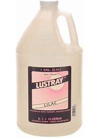 CLUBMAN LUSTRAY LILAC AFTER SHAVE GALLON