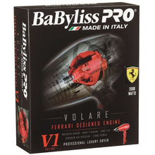 Load image into Gallery viewer, BaBylissPro VOLARE V1 Professional Luxury Full Size Dryer - Black #BFV1
