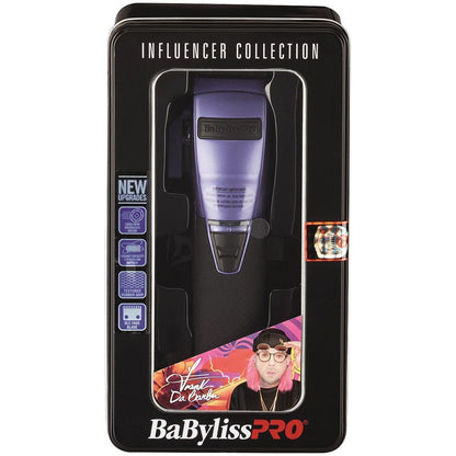 BaBylissPro 4 Barbers INFLUENCER COLLECTION BOOST+ Metal Lithium Clipper {Frank Da Barber} #FX870PI