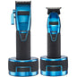 BaBylissPro LimitedFX Boost+ Collection with Clipper, Trimmer & Charging Base Set - Blue Chrome #FXHOLPKCTB-BC