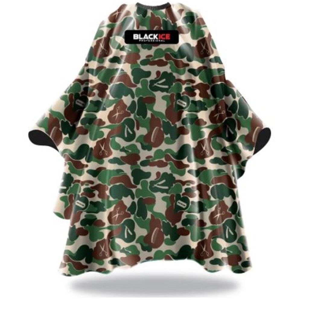 Black Ice Signature Series Barber Cape [Original Camo] #BVE009CAM