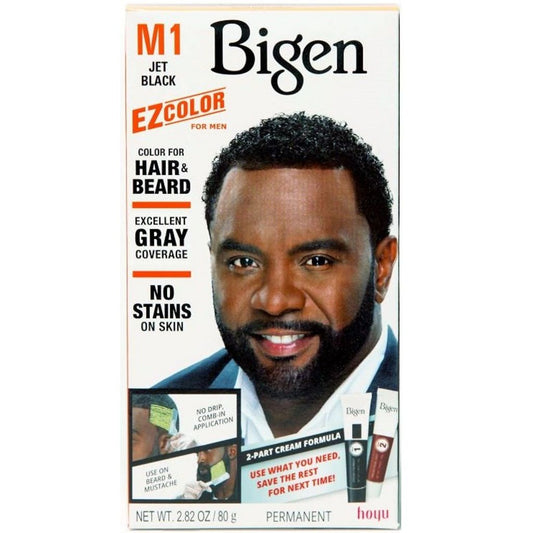 Bigen EZ Color for Men Hair Color for Hair & Beard 2.82oz