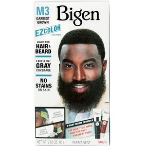 Bigen EZ Color for Men Hair Color for Hair & Beard 2.82oz