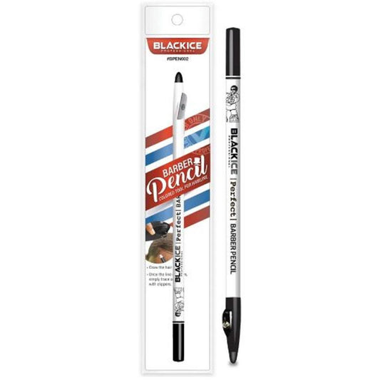 Black Ice Barber Pencil - White #BPEN002