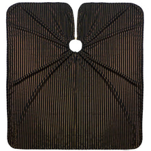 Load image into Gallery viewer, Barber Strong The Barber Cape Black w/ 24K Gold Pinstripe #BSC10-BLK/GOLD
