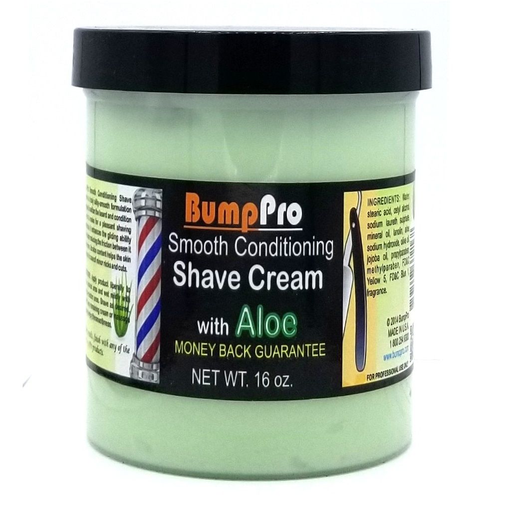 Bump Pro Smooth Conditioning Shave Cream with Aloe 16oz