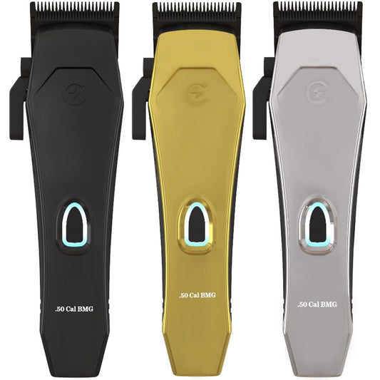 Caliber Professional .50 Cal BMG High Speed Magnetic Motor Cordless Clipper with 3 Color Lid