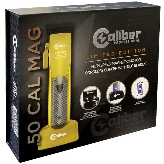 Caliber LIMITED EDITION GOLD .50 Cal Mag High Speed Magnetic Motor Cordless Clipper