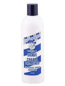 Campbells Liquid Shave Cream Pre-Mixed 12fl.oz