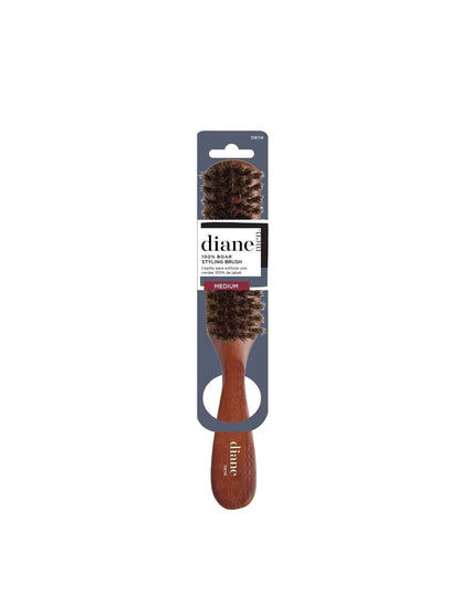 Diane Premium 100% Boar Styling Brush - Medium Bristles #D8116